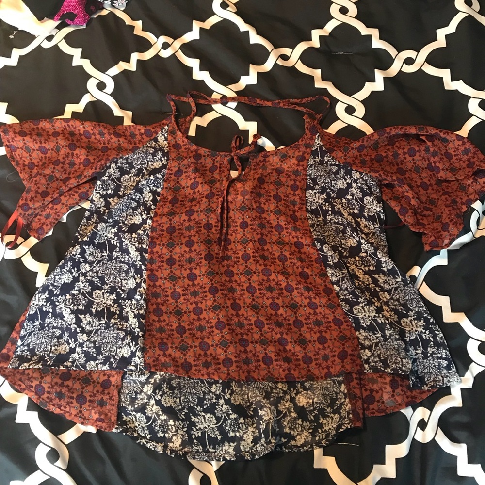 Off the shoulder shirt